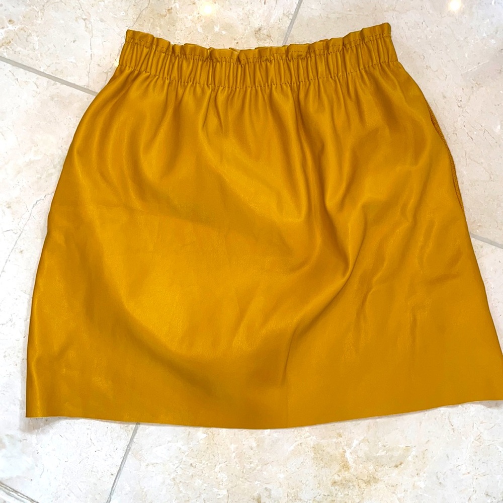 Zara pleather skirt